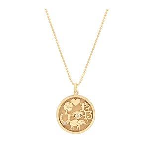 Jennifer Meyer 18k Gold “Good Luck” Necklace
